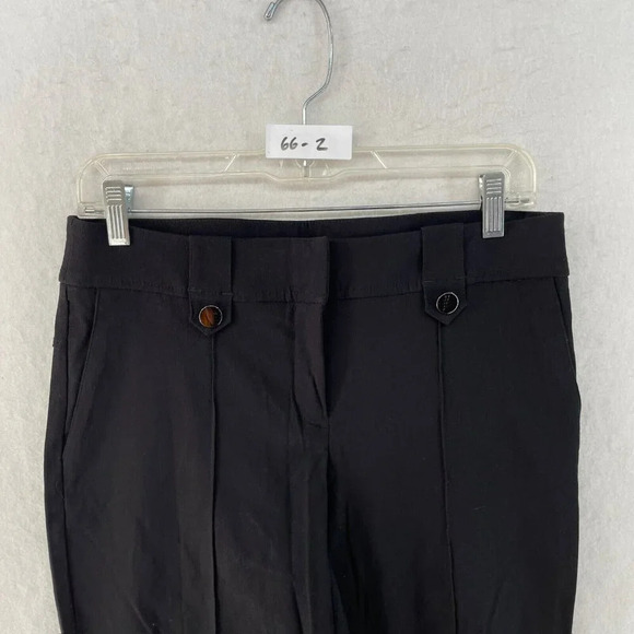 Style&co. Shorts Women's Sz 6 Black Bermuda Pleated Mid-Rise Pockets Stretch - Picture 9 of 9